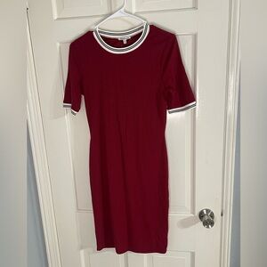 Charlotte Russe Red Midi Dress